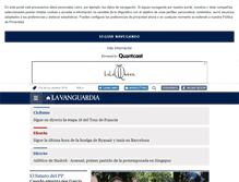 Tablet Screenshot of lavanguardia.com